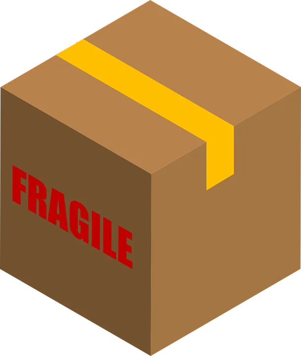 a box labeled fragile