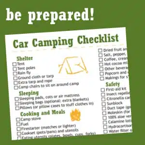 camping preperation checklist