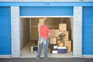 Grand Junction man using a storage unit before he moves