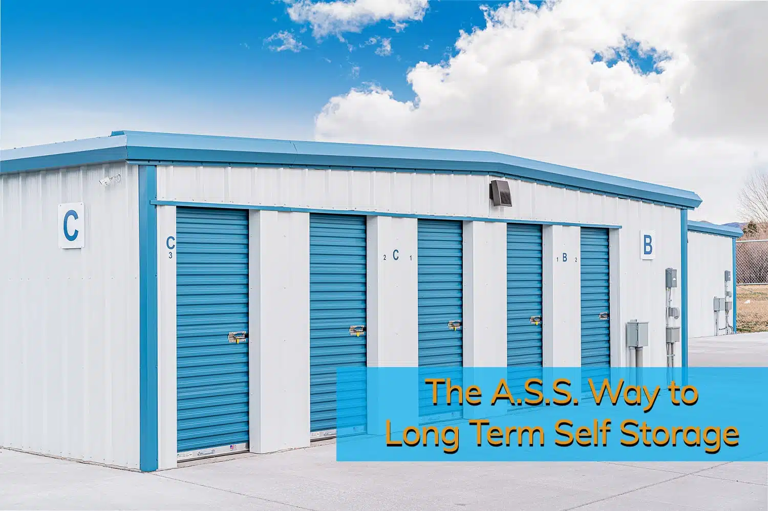 All Secure Storage units ready for your long term self storage needs.